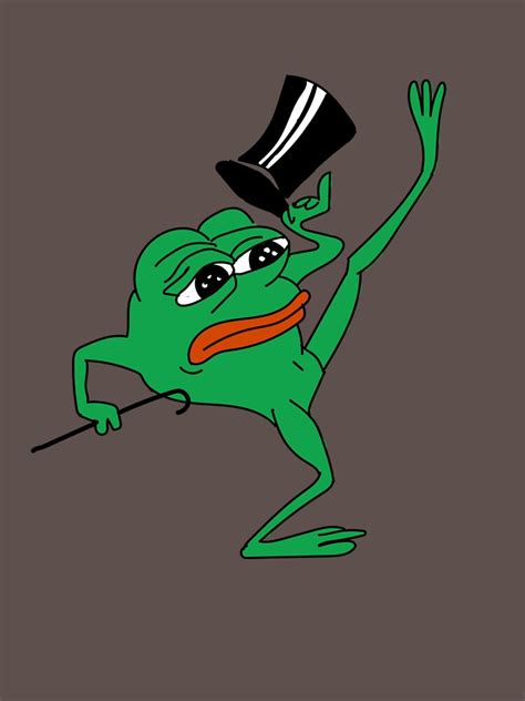 "Sad gentlemen pepe" T-shirt by Sandis008 | Redbubble