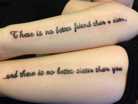 Sister tattoo | Sister tattoos quotes, Sister tattoos, Sisters tattoo