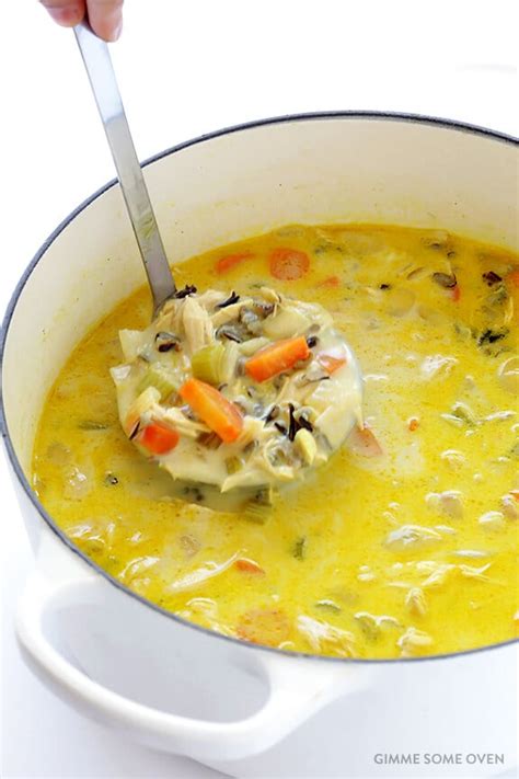 Curried Chicken and Wild Rice Soup | Gimme Some Oven