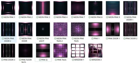 IMVU TEXTURES, Pink Neon - Etsy