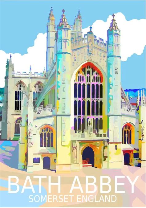 Bath Abbey Poster by Peter Holland