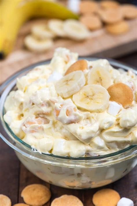 Banana Pudding Fluff Salad - Crazy for Crust