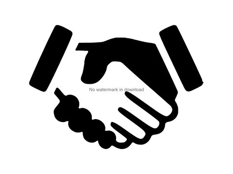 Handshake Dxf File Handshake Clipart Image Handshake Cut - Etsy Ireland