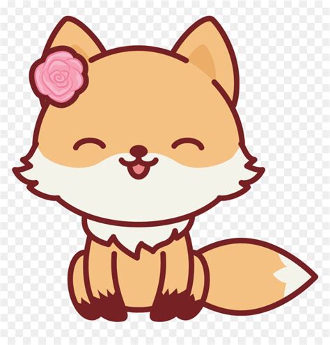 Transparent Sleeping Fox Clipart - Kawaii Cute Cartoon Animals, HD Png ...