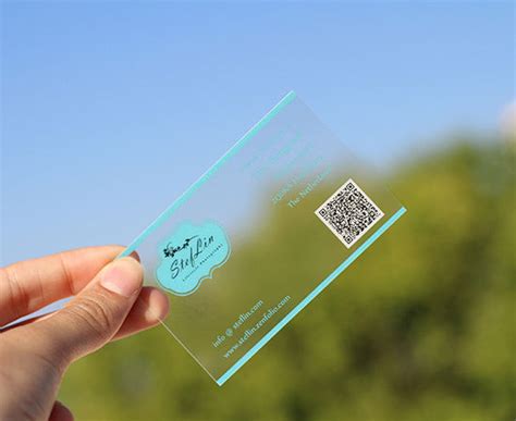 Clear Plastic Business Card – ADD CANADA