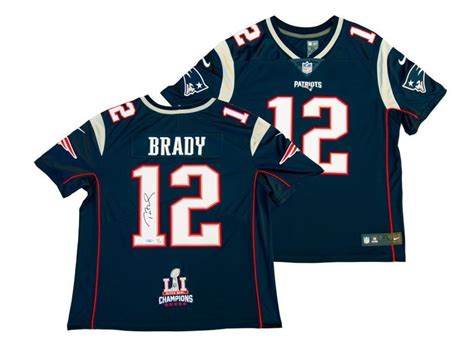 Tom Brady Signed Patriots Limited Edition Nike Jersey with Super Bowl 51 Patch (TriStar Hologram ...