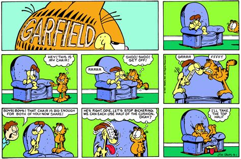 Garfield, September 1991 comic strips | Garfield Wiki | Fandom