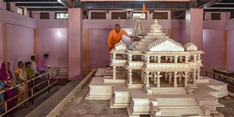 Ayodhya: Ram Mandir construction work moving in fast pace; foundation stone of 'garbha griha' on ...