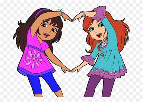 Good Clipart Friendship - Two Friends Clipart - FlyClipart