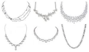 9 Latest Platinum Necklace Jewellery Designs | Styles At Life