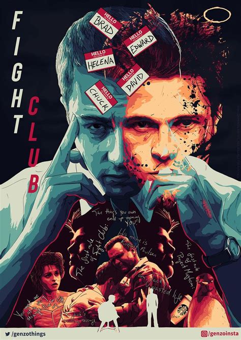 Fight Club (1999) [1280 x 1810] | Fight club poster, Club poster, Fight ...