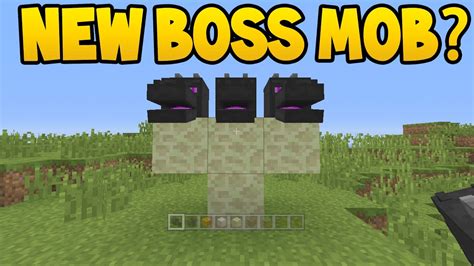 NEW BOSS MOB ADDED TO MINECRAFT ? - YouTube