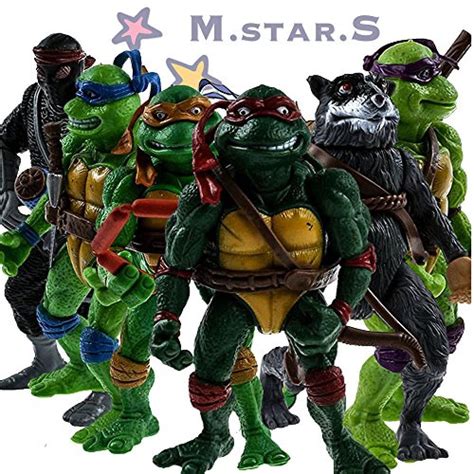 6pcs Teenage Mutant Ninja Turtles Action Figures Classic Collection Toys Set Boy – Get Giant Deals