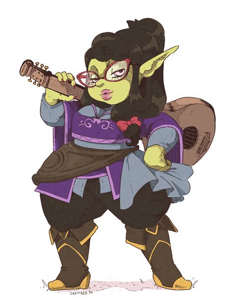 Commission - Goblin Bard by Cavitees on DeviantArt