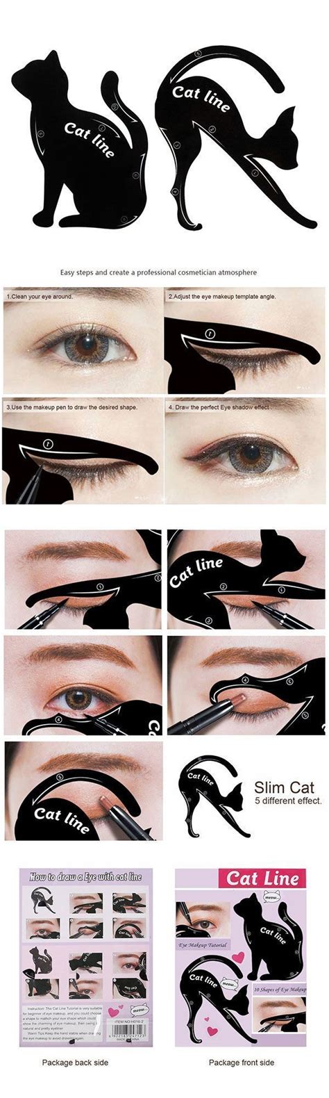 Cat Eye Eyeliner Stencil Makeup Eyes Liner Stencil Models Eyeshadow ...