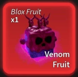 Venom Fruit| Blox fruits, Video Gaming, Gaming Accessories, In-Game ...