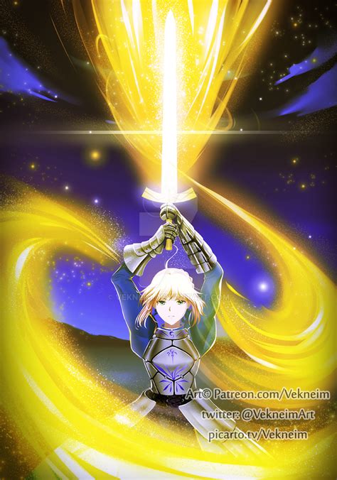 EXCALIBUR (Saber, Fate/Series) by Vekneim on DeviantArt