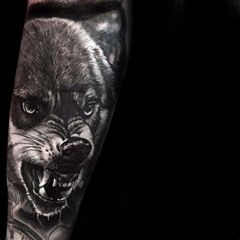 50 Realistic Wolf Tattoo Designs For Men - Canine Ink Ideas