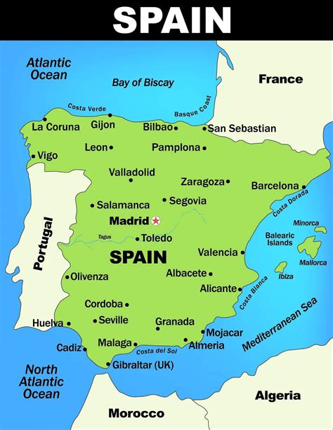 Map Spain