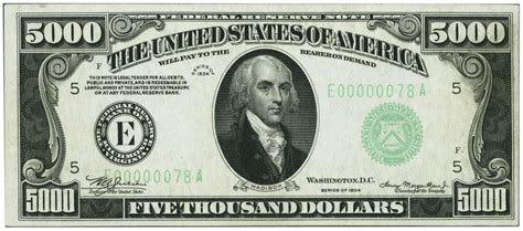 10000 Dollar Bill President - bmp-blip