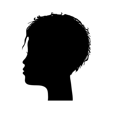 woman head profile silhouette 6042318 Vector Art at Vecteezy