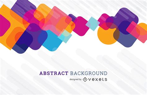 Abstract Background With Colorful Shapes Design Vector Download