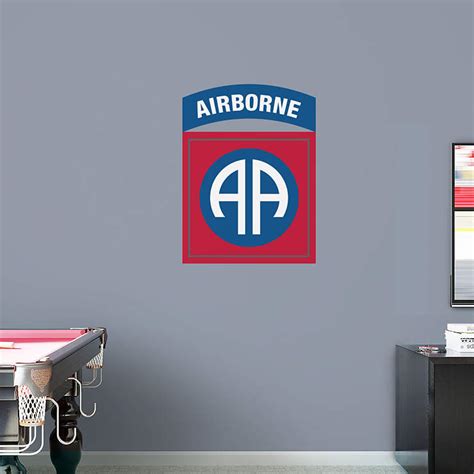 82nd Airborne Insignia Logo Wall Decal | Shop Fathead® for Army Decor