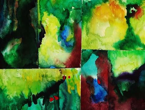 abstract forest – my painting hands