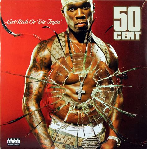 Lot Detail - 50 Cent Signed "Get Rich Or Die Tryin'" Vinyl Album Cover (BAS/Beckett)