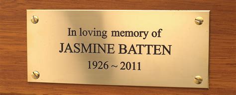 Engraved Brass Plaques - Inscription Service | Streetmaster Products