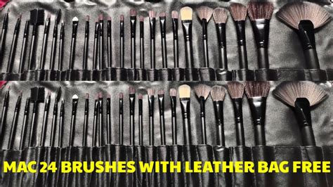 Mac Makeup Brush Set 24 Piece | Saubhaya Makeup