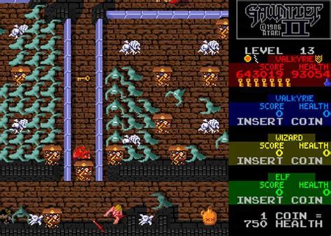 Gauntlet | Atari | 1985 | Dungeon Game | Play Free | Arcader.com