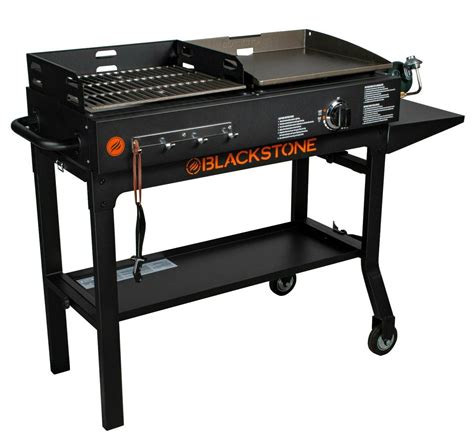 Blackstone Griddle And Charcoal Grill Combo Flat Top Gas Hibachi Station BBQ - Barbecues, Grills ...