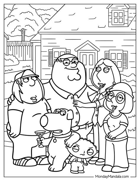 24 Family Guy Coloring Pages (Free PDF Printables)