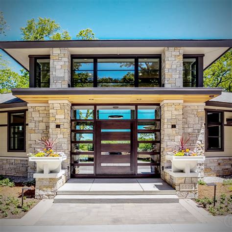 Tailored Blend Modern Stone Home - Exterior & Interior Stone Veneer | House exterior, Exterior ...