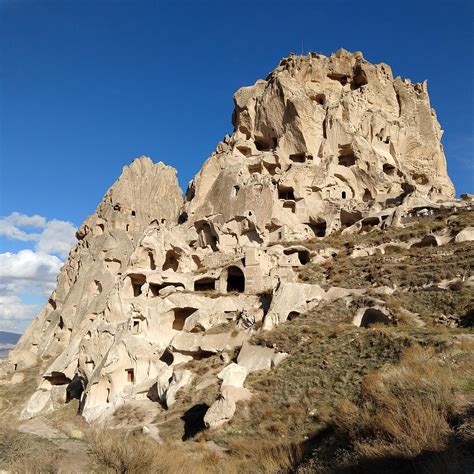 Uçhisar castle in cappadocia, turkey today :-) : travel