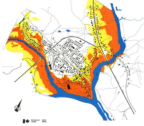 ESA - Flood risk map of Badger