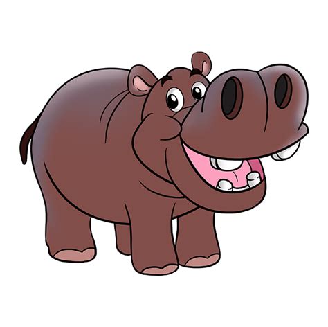 Cute Hippo, Baby Hippo, Cartoon Sketches, Animal Sketches, Hippo Facts, Kipper The Dog, Hippo ...