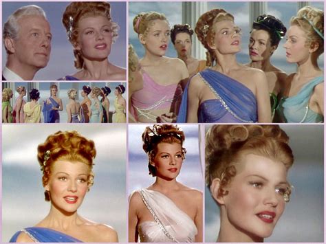 Deity of dance Terpsichore (Rita Hayworth) and her fellow muses are ...