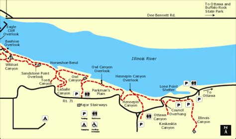 Starved Rock State Park Trail Map - Printable Map