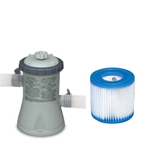 Intex Swimming Pool Cartridge Filter Pump + Filter Cartridge Replacement Type H : Target