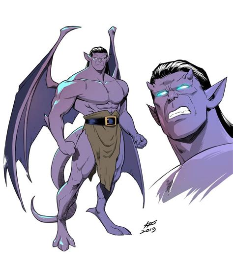 Gargoyles - Goliath and Hudson, Ivan Fiorelli on ArtStation at https://www.artstation.com ...