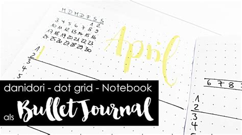 :: danipeuss.de :: BLOG: Bullet Journal Set Up ♥ danidori dot grid Notebook