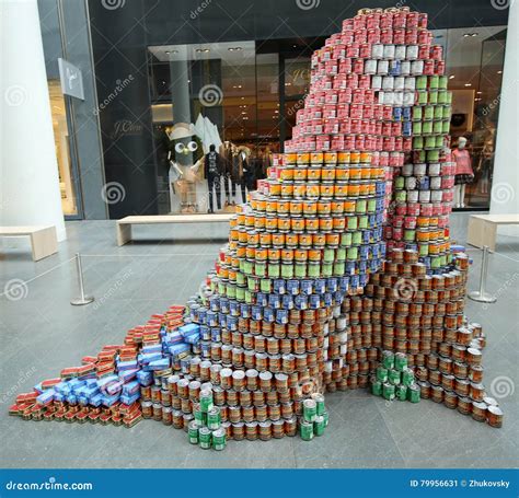 Canned Food Sculptures