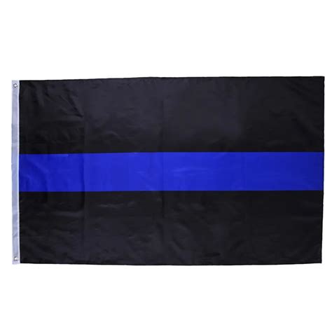 90*150cm Flag BlueLine USA Police Flag American Thin Blue and Black ...