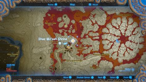 Goron Shrines Botw Map