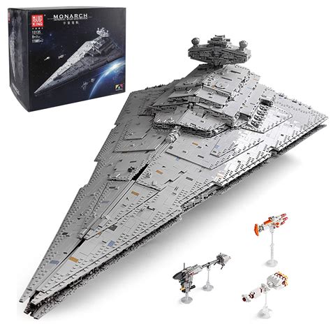 Buy Mould King 13135 Super Star Destroyer Model, Imperial-Class I Star Destroyer Building Toy ...