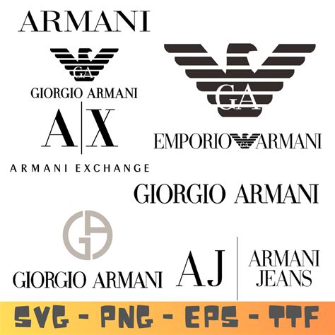 Armani Logo SVG, giorgio armani PNG, Armani Exchange Logo SV | Inspire Uplift