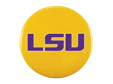 LSU Logo, Gold Button – Collegiate Trading Company