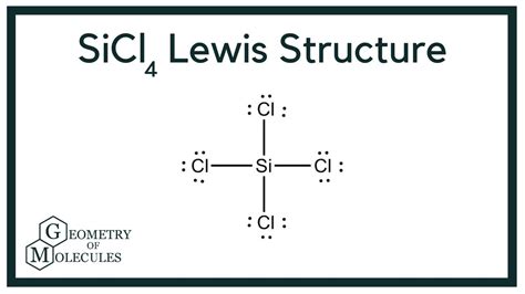 SiCl4 Lewis Structure (Silicon Tetrachloride) - YouTube